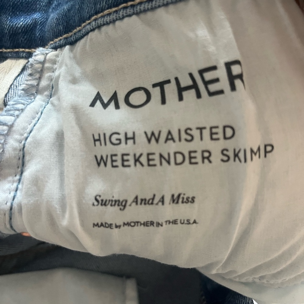 MOTHER Flare Jeans in Classic Blue - Picture 4 of 4